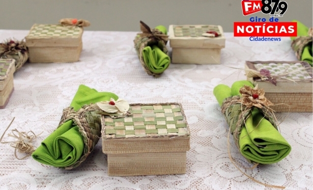 Prefeitura de Navira, Sindicato Rural e Senar promovem curso de artesanato com fibras naturais